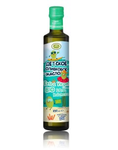 Детское оливковое масло BIO Extra Virgin P D O Каламата 250 мл Korvel