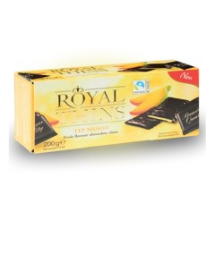 Шоколад с начинкой манго 200 гр Упаковка 16 шт Halloren royal thins