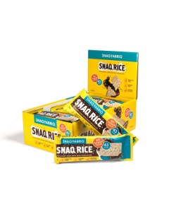 Рисовый батончик Snaq Rice молочный шоколад 20 шт по 10 гр Snaq fabriq