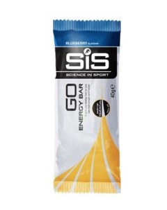 Батончик углеводный с кофеином GO Energy Caffeine Bar голубика 40г Sis