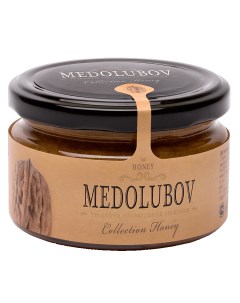 Крем мёд с грецким орехом Медолюбов 250 мл Medolubov