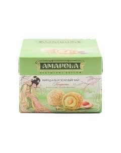 Конфеты миндаль и зеленый чай 100г Amapola