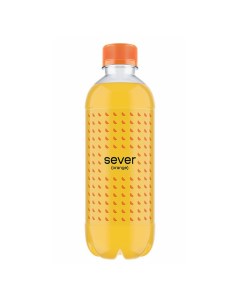 Газированный напиток Sever Orange со вкусом апельсина 0 5 л