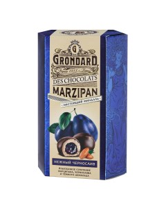Конфеты марципан с черносливом 140 г Grondard