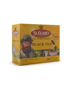 Чай Черный пакетированный 100 х2 г St. clair's