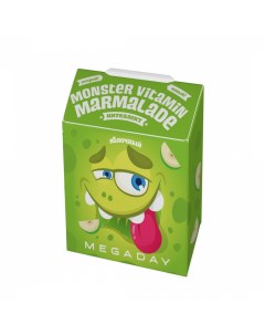 Жевательный мармелад с витаминами детский интеллект яблоко 20 г Megaday