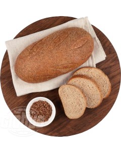 Хлеб серый Гречневый отруби 250 г Nobrand