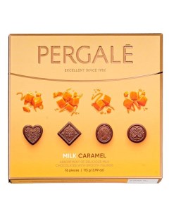 Набор конфет Карамельная коллекция из молочного шоколада 113 г Pergale