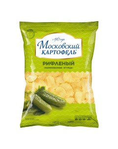 Чипсы картофельные со вкусом маринованных огурцов 130 г Московский картофель