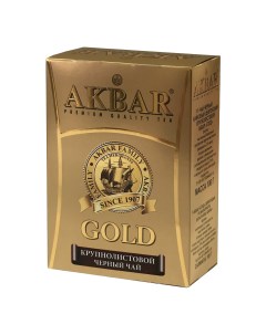 Чай черный Gold крупнолистовой 100 г Akbar