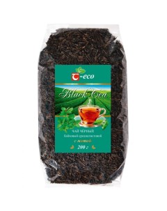 Чай черный Eco С мятой листовой с добавками 200 г Tanay