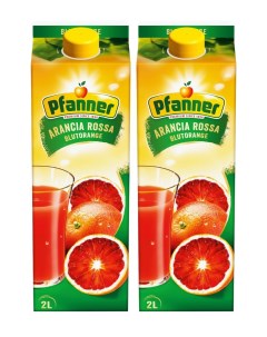 Напиток сокосодержащий Красный апельсин обогащенный витаминами С А 2шт по 2л Pfanner