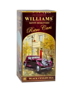 Чай черный коллекция retro cars sunny boulevard 200 г Williams