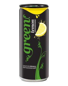 Напиток с соком лимона без сахара 24 шт по 0 33 л Green