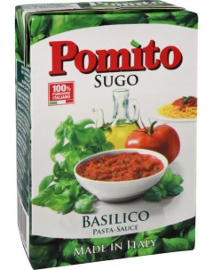 Соус для пасты с базиликом 370 г Pomito
