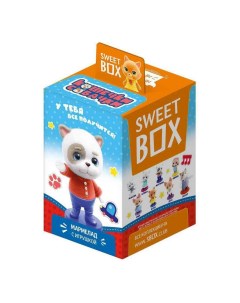 Мармелад Кошечки собачки жевательный с игрушкой 10 г в ассортименте Sweet box