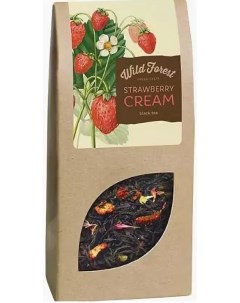 Чай черный Strawberry Cream 100г Wild forest