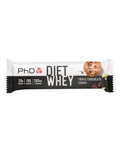 Протеиновый батончик Diet Whey Bar Тройное Шоколадное Печенье 63 гр Phd