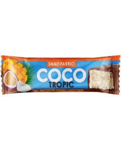 Батончик кокосовый Coco без сахара вкус кокос манго и маракуйя 3 шт х 40 г Snaq fabriq