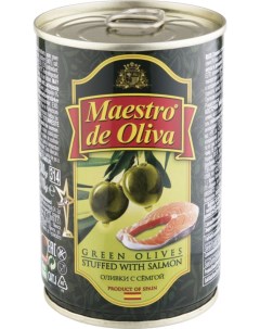 Оливки с семгой 300 г Maestro de oliva