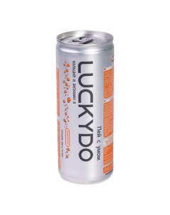 Газированный напиток Luckydo безалкогольный со вкусом апельсина 0 25 л Kalleh