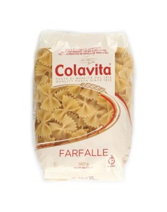 Макаронные изделия Farfalle 500 г Colavita