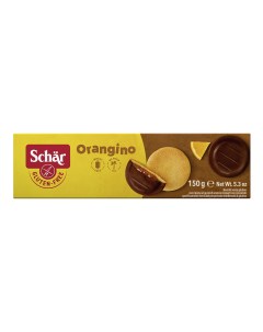 Печенье Orangino кукурузное глазированное с апельсином 150 г Schar