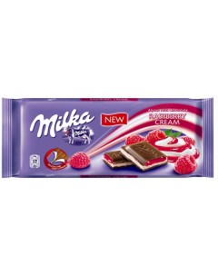 Шоколад raspberry cream 100 г Milka