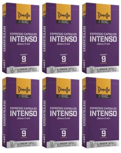 Кофе в капсулах Intenso 6 упаковки по 10 шт Dimello