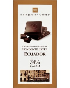 Плитка Эквадор темный шоколад 100 г Il viaggiator goloso