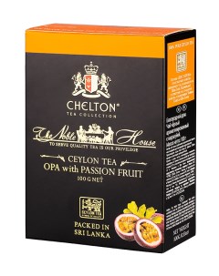 Чай черный листовой с маракуйей Благородный дом 100 г Chelton