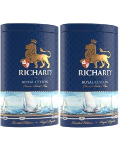 Чай черный Royal Ceylon 2 уп х 80гр Richard
