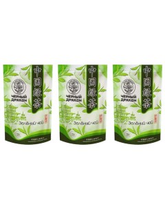 Чай зеленый 3 упаковки по 100 грамм Черный дракон