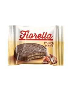 Вафли в молочном шоколаде с ореховой начинкой 20 гр Упаковка 24 шт Fiorella
