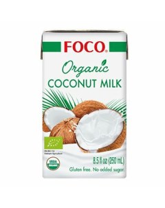 Растительный напиток кокосовый Organic 250 мл Foco