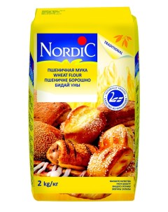 Мука пшеничная 2 кг Nordic