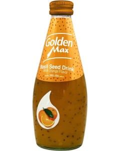 Напиток со вкусом Апельсина и семенами базилика 300г Golden max