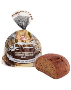 Хлеб Литовские традиции Домашний из смеси ржаной и пшеничной муки 400 г Нижегородский хлеб