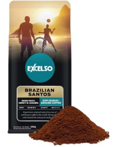 Кофе молотый Arabica Brazilian Santos 200г Excelso