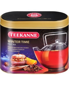 Чай winter time чайный напиток яблоки цедра апельсина корица гибискус 150 г Teekanne