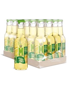Напиток негазированный сокосодержащий Яблоко Лимон Мята 24 шт по 250 мл Markoni