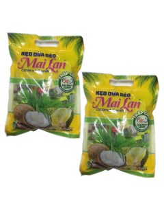 Конфеты жевательные кокосовый микс 2 шт по 240 г Mai lan