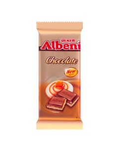 Шоколад Albeni молочный с печеньем и кремом со вкусом карамели 85 г Ulker