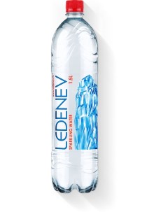 Вода питьевая Ledenev газированная Пэт 1 5л 6шт Леденёв