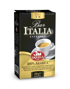 Кофе молотый bar Italia 100 арабика 250 г Saquella