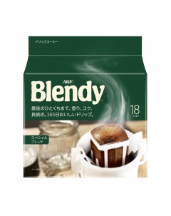 Кофе молотый Blendy Mild Blend в дрип пакетах 18 шт Agf