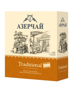 Чай Premium collection Традиционный чёрный байховый 100 сашетов Азерчай