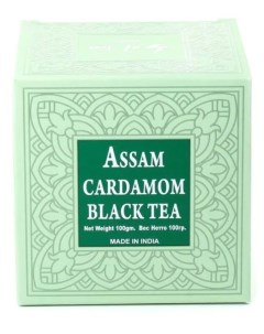 Чай Ассам черный крупнолистовой с кардамоном 100 г Bharat bazaar
