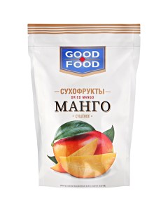 Сухофрукты манго сушеное язычки 110г Good-food