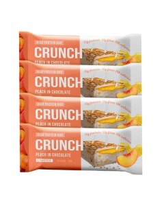 Батончики Crunch Standart 16шт по 60 г Персик и шоколад Bootybar
